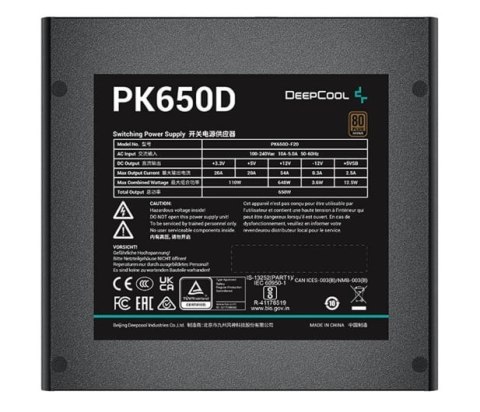 Zasilacz Deepcool PK650D 650W Bronze