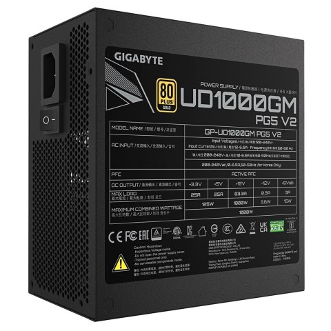 Zasilacz Gigabyte UD1000GM PG5 V.2 1000W 80+ Gold