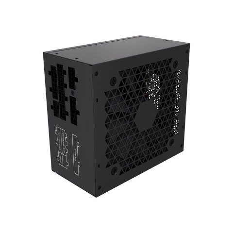 GEMBIRD ZASILACZ KOMPUTEROWY FORNAX POWER 750W 80+ GOLD ATX, 750W, AKTYWNE PFC, 12CM WENTYLATOR