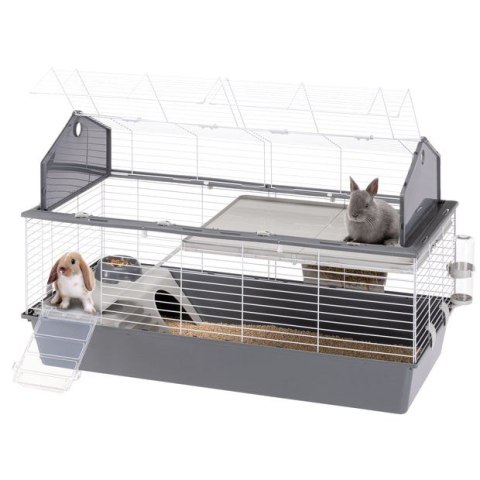 FERPLAST Barn 120 - piętrowa klatka dla świnki morskiej i królika