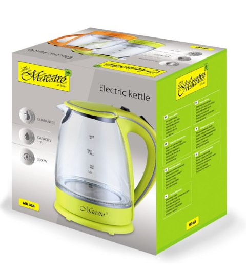 Czajnik elektryczny 1,7l MR-064-GREEN MAESTRO
