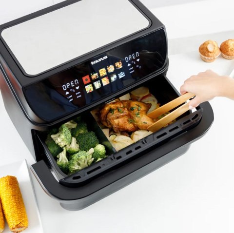 Frytownica beztłuszczowa z długim koszem i grillem Taurus 973004000