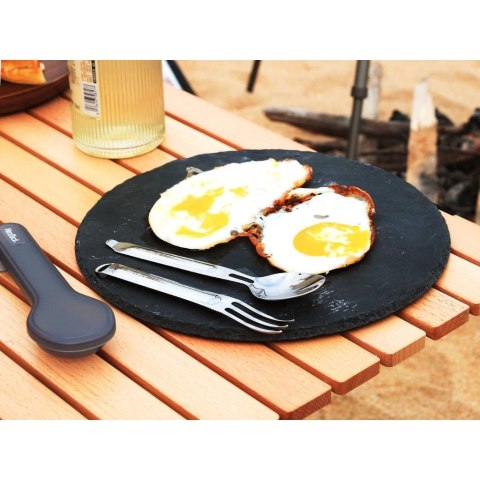 Sztućce turystyczne tytanowe niezbędnik - łyżka + widelec - NexTool NE20133