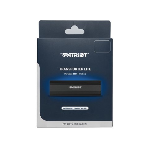 Patriot Transporter LT 1TB USB3.2 Type-C SSD 1000 MB/s Alu Black